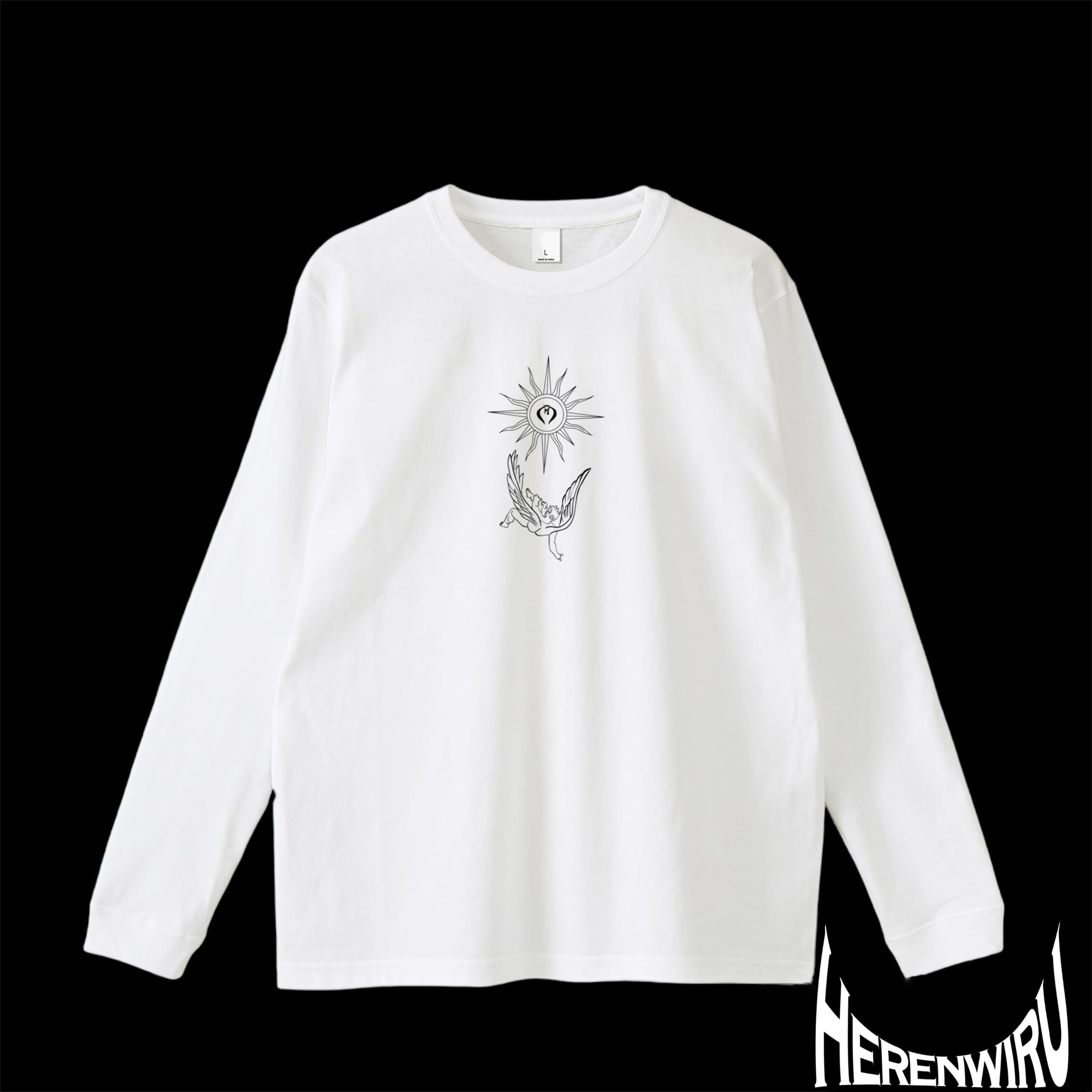 Angel&prominence White long T-shirt – Herenwiru